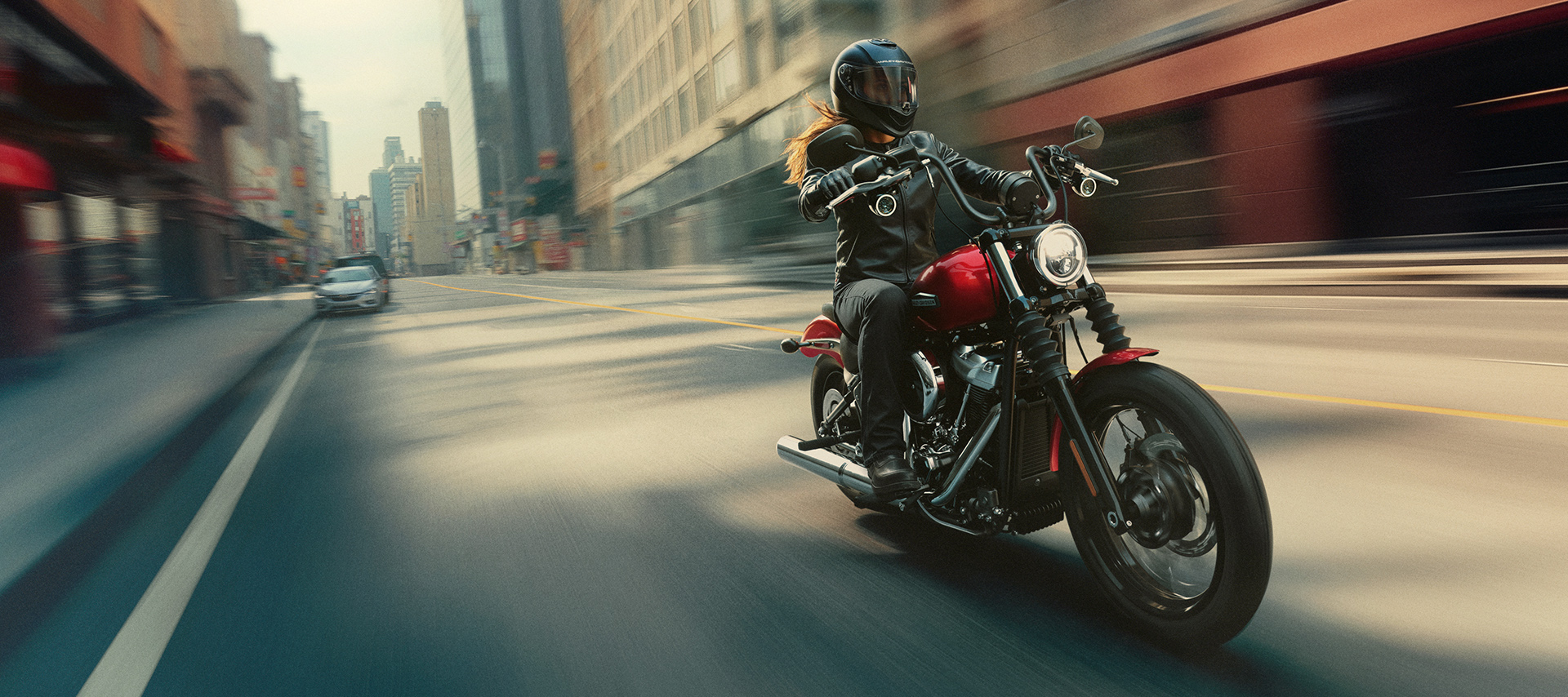 2026 Street Bob Riding shot