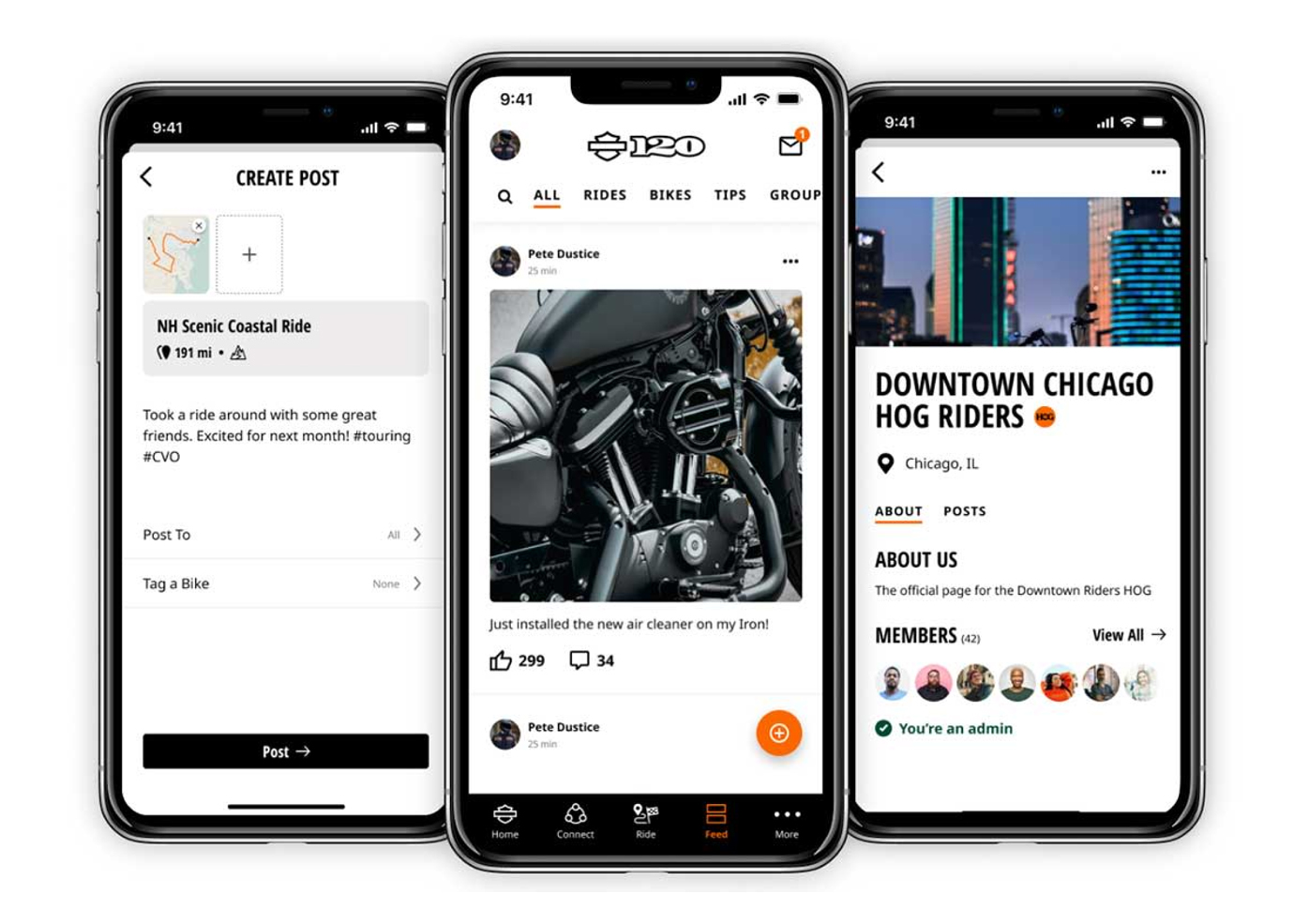 HD app on a phones screens